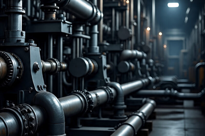 เบื้องหลังสายส่งน้ำมันในโรงงานอุตสาหกรรม
