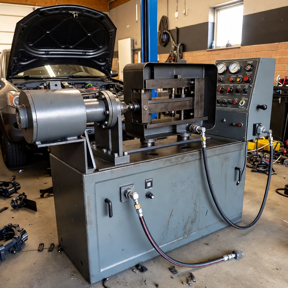 วิธีเลือกเครื่องอัดสายไฮดรอลิคสำหรับอู่ซ่อมรถ