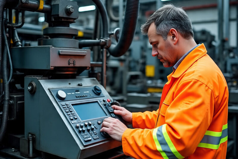 เครื่องอัดสายไฮดรอลิคในงานก่อสร้าง